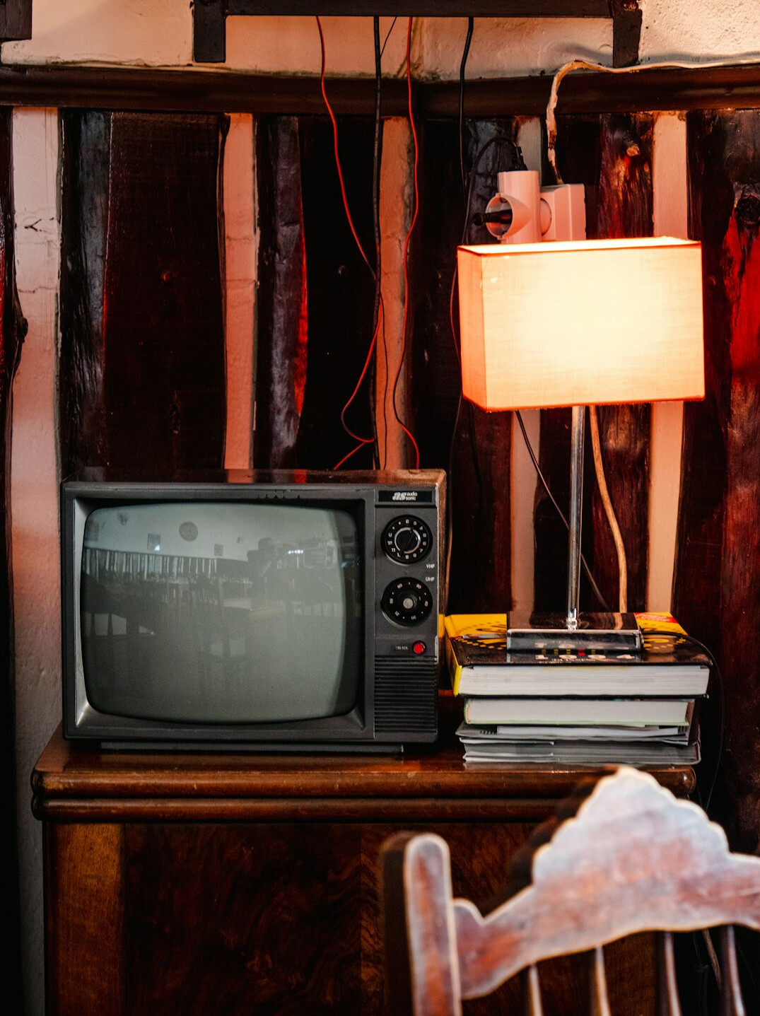 vintage television broadcast