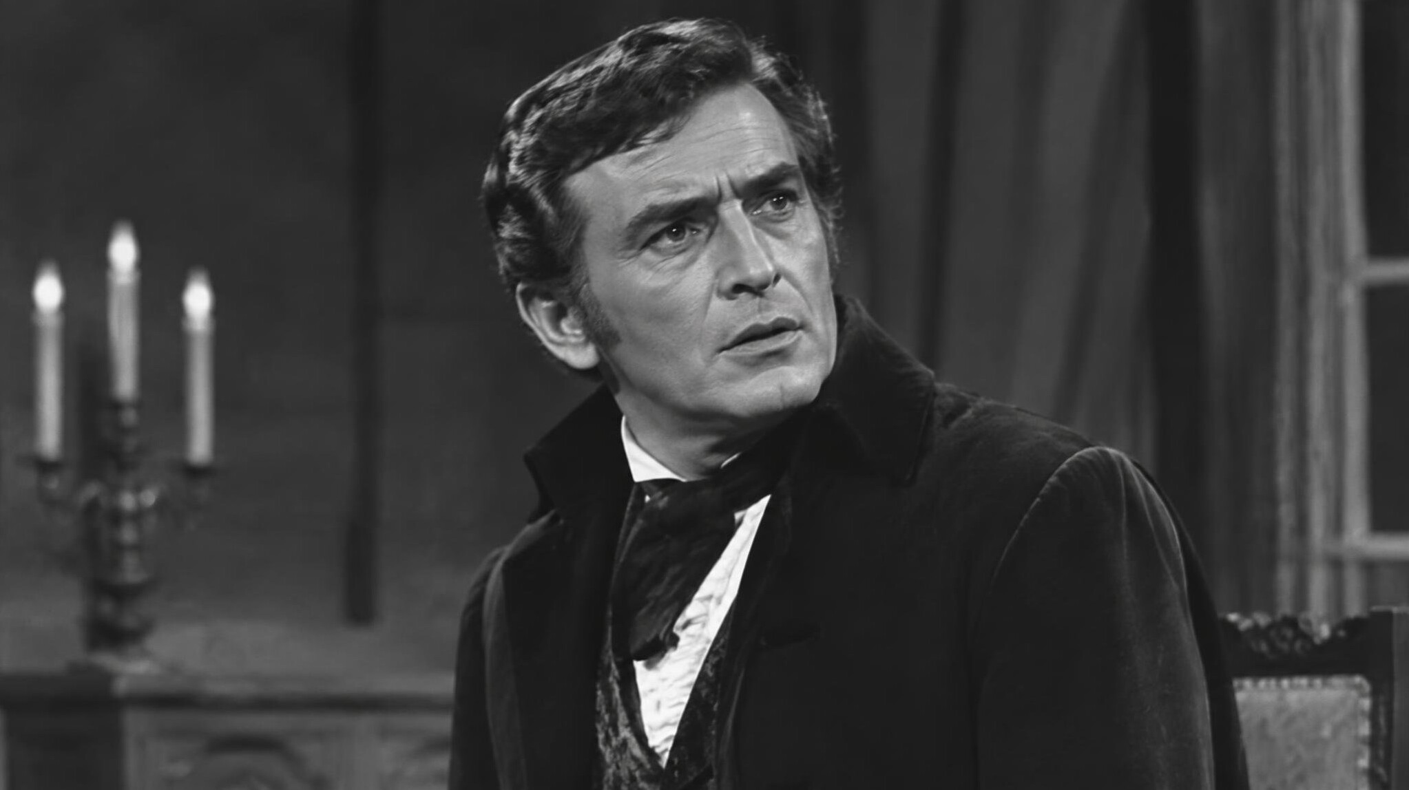 classic french actor on stage
