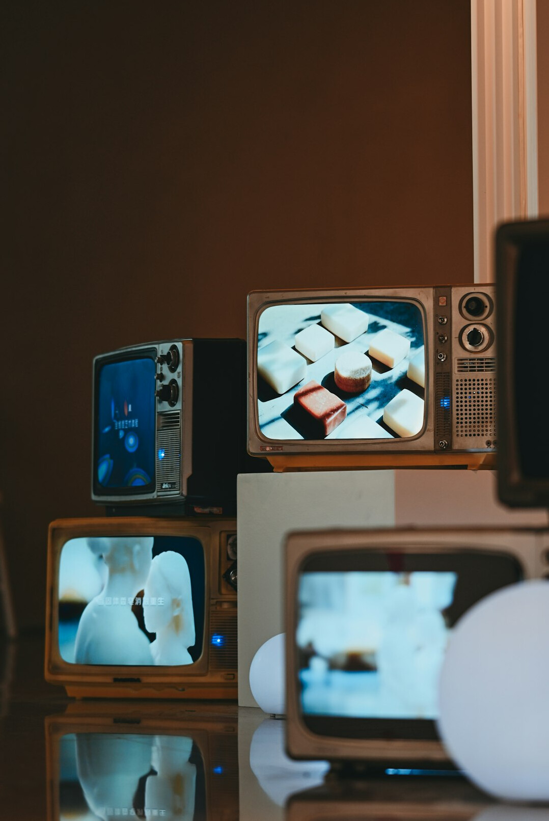 television history collage