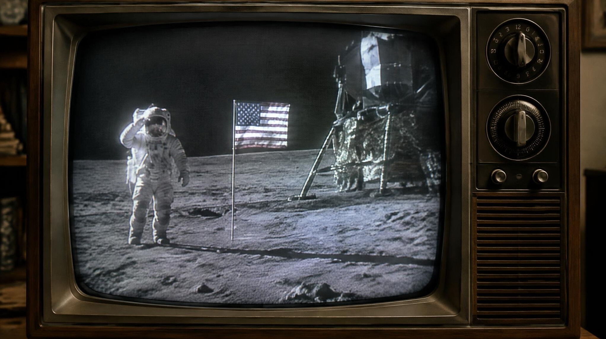 vintage television broadcast